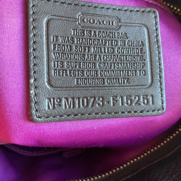 Coach vintage, Authentic Stephano, leather shoulder bag Leather silver hardware - Picture 13 of 16